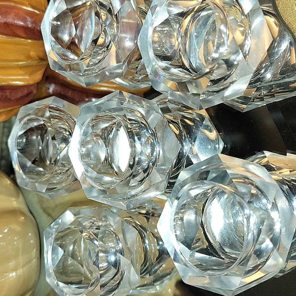 Salt Cellars Glass Vintage